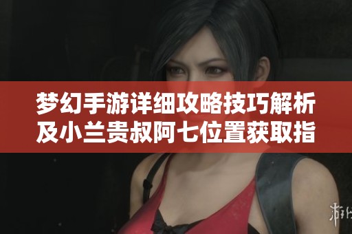 梦幻手游详细攻略技巧解析及小兰贵叔阿七位置获取指南