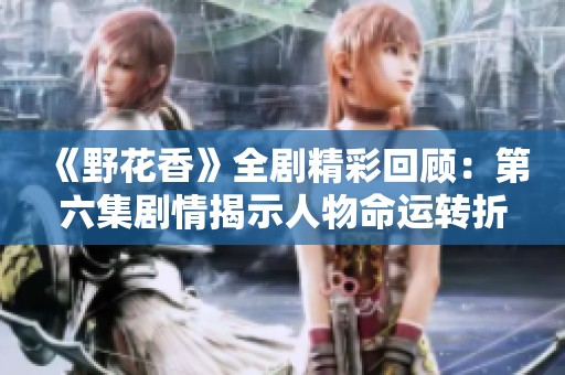 《野花香》全剧精彩回顾：第六集剧情揭示人物命运转折
