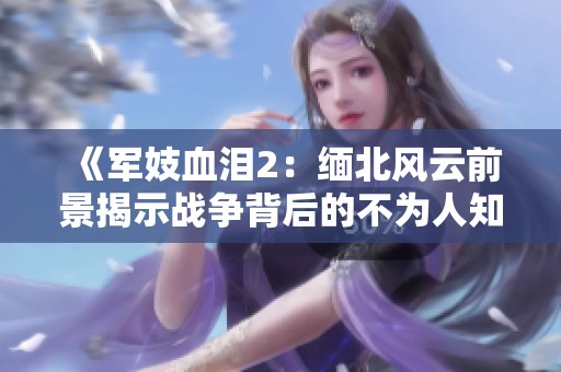 《军妓血泪2：缅北风云前景揭示战争背后的不为人知故事》