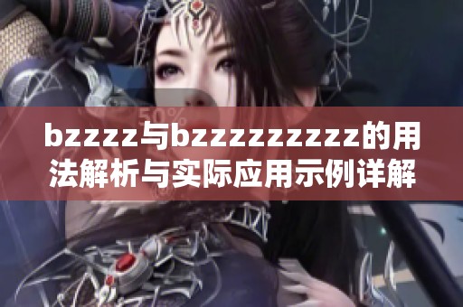 bzzzz与bzzzzzzzzz的用法解析与实际应用示例详解