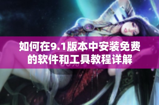 如何在9.1版本中安装免费的软件和工具教程详解