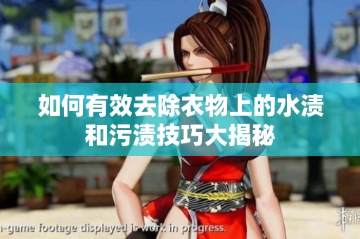 如何有效去除衣物上的水渍和污渍技巧大揭秘