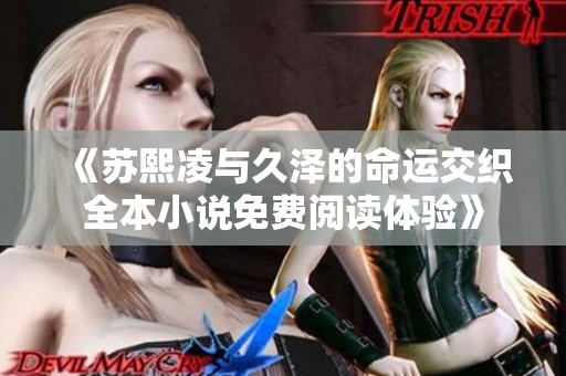 《苏熙凌与久泽的命运交织全本小说免费阅读体验》