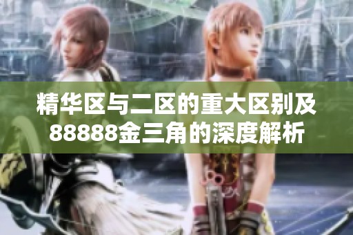 精华区与二区的重大区别及88888金三角的深度解析