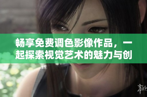 畅享免费调色影像作品，一起探索视觉艺术的魅力与创新